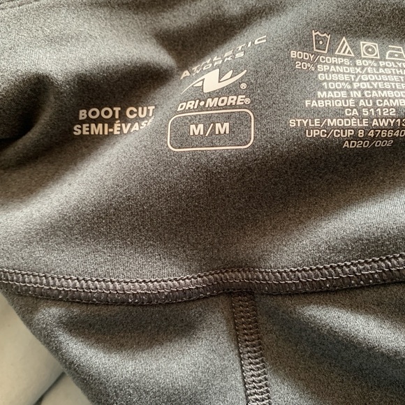 ATHLETIC WORKS BOOT CUT YOGA PANT 15”-17” WAIST - Picture 10 of 11